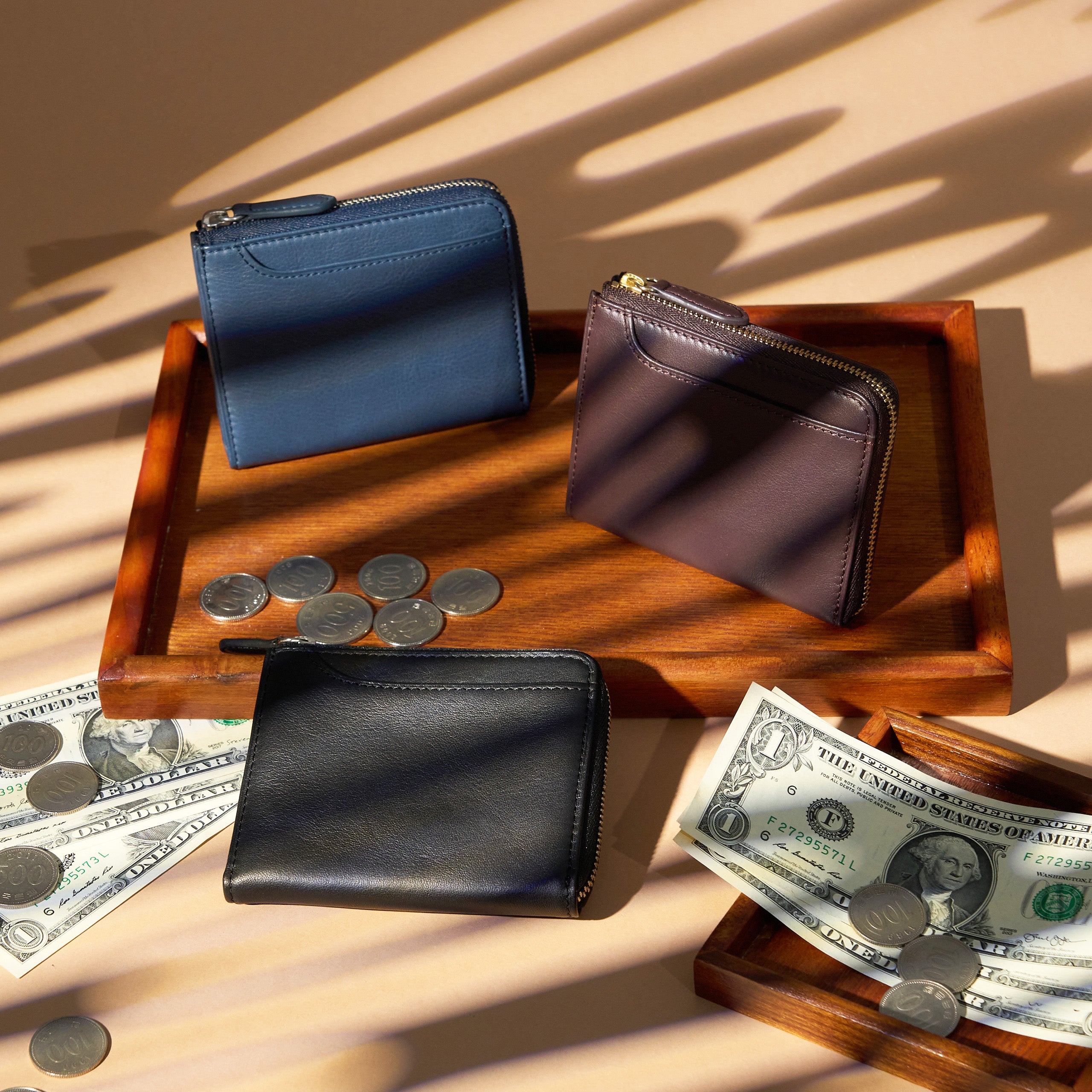 |Alba L型短夾 荔枝紋皮/軟皮