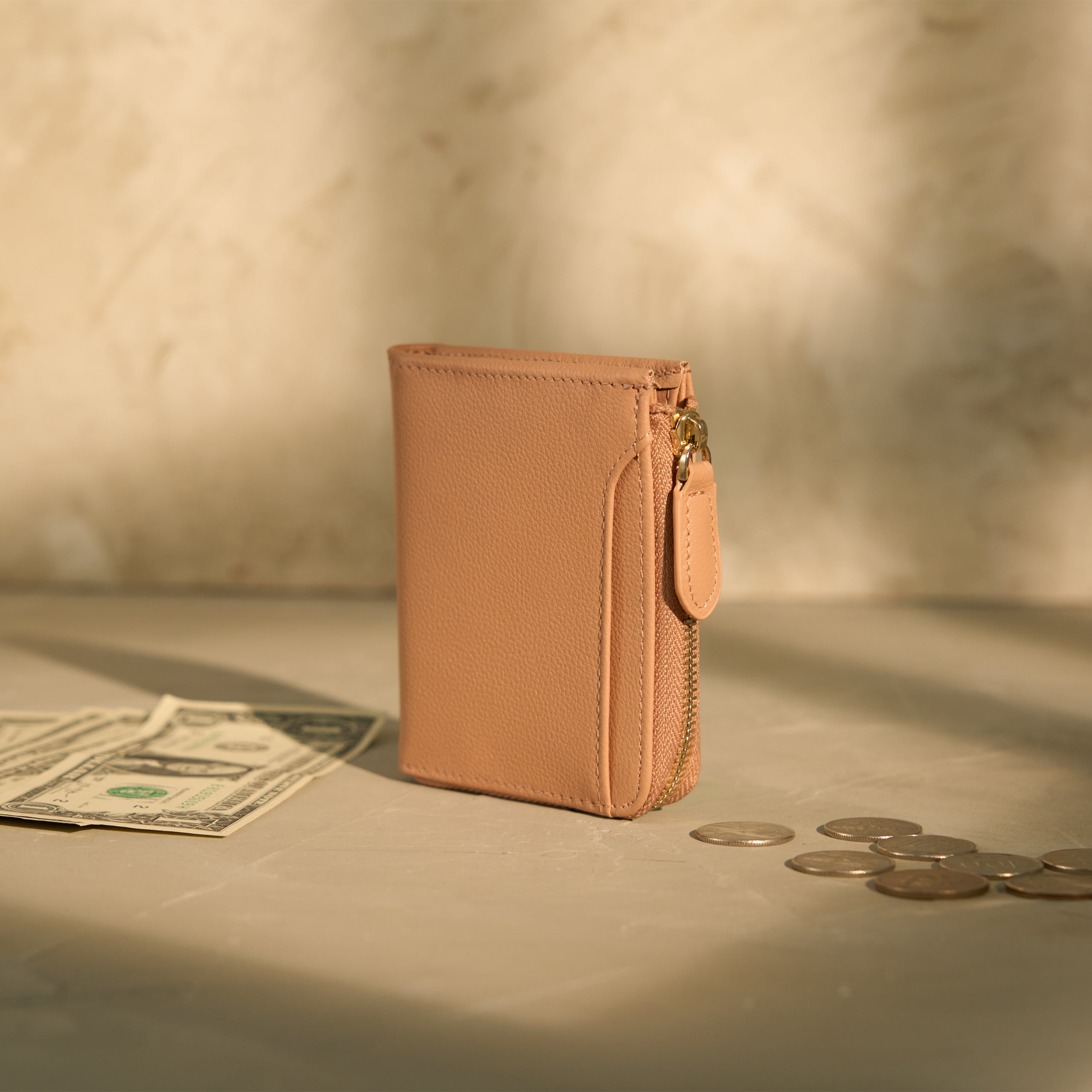 |Alba L型短夾 荔枝紋皮/軟皮