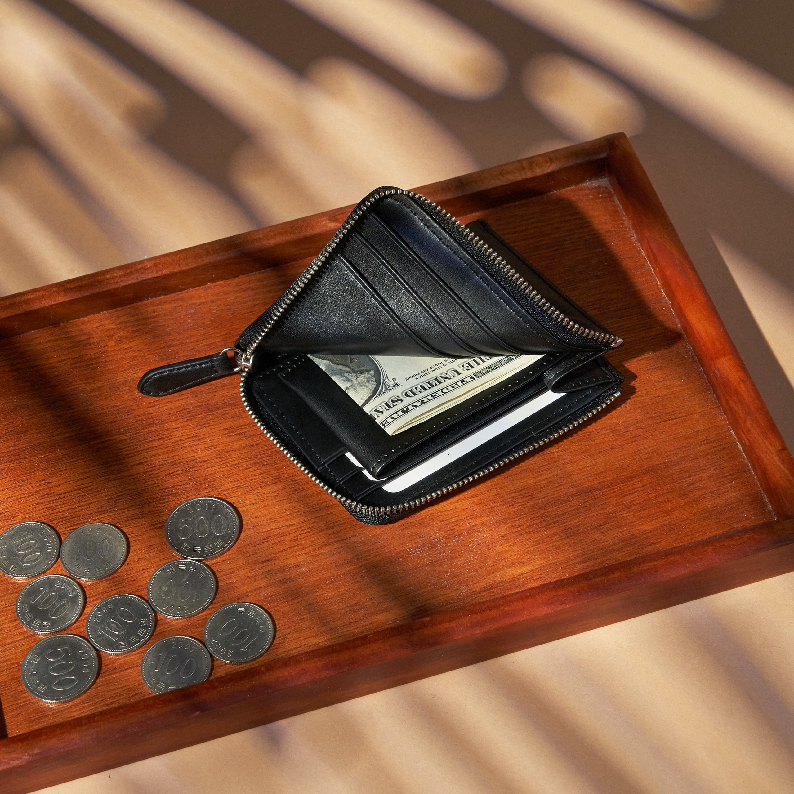 |Alba L型短夾 荔枝紋皮/軟皮