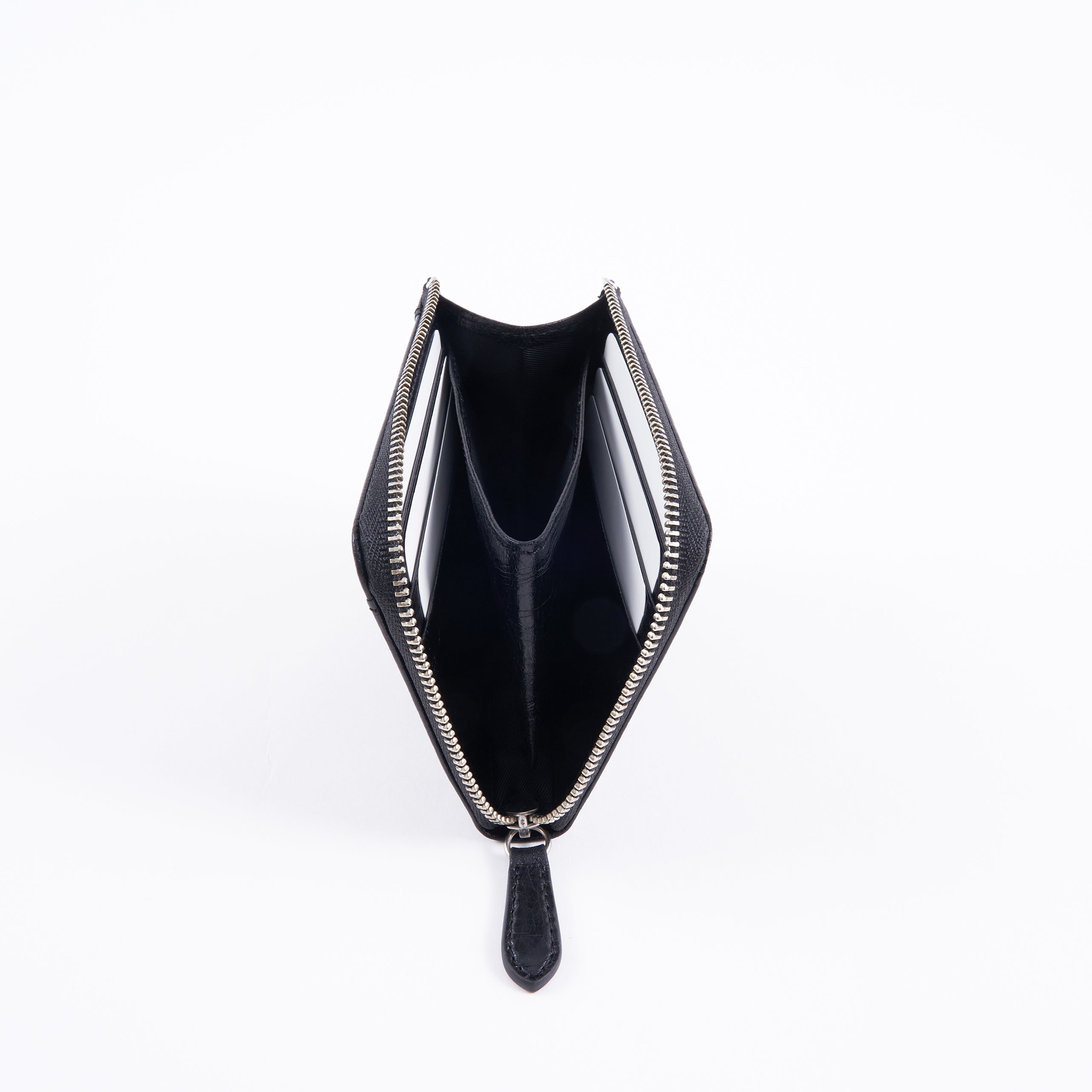 ｜Nello L型短夾 手抓紋皮